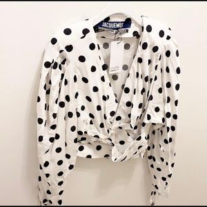 jacquemus polka dot blouse in BNWT